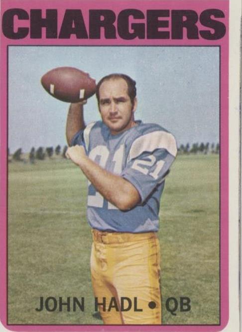 Topps John Hadl #15 1972