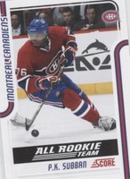 2011-12 Score - P. K. Subban #256