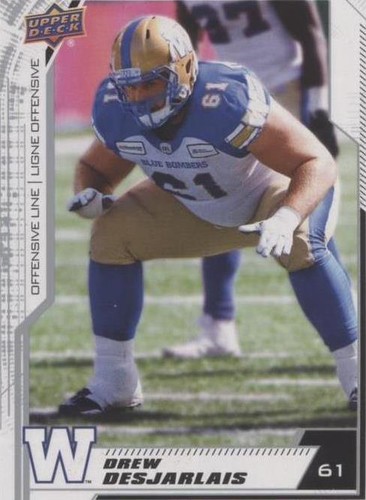 2020 Upper Deck CFL Drew Desjarlais #25