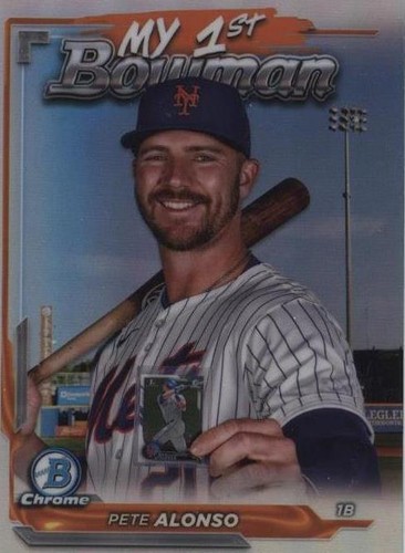 2024 Bowman Pete Alonso Fuchsia Parallel /299 Mets #72 | eBay