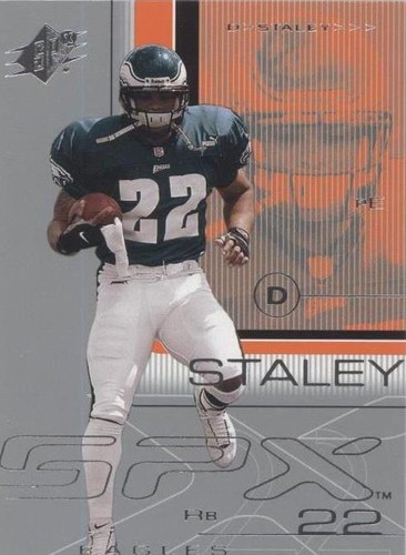 2001 SPx Duce Staley #67