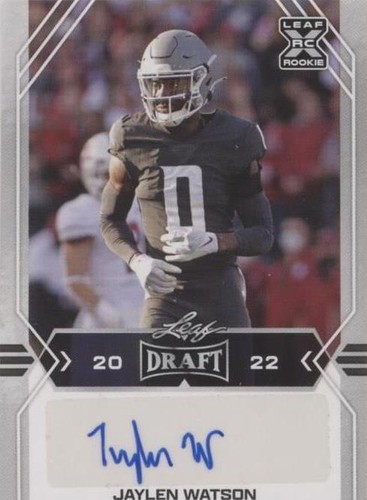 2022 Leaf Draft Jaylen Watson #BA-JW3