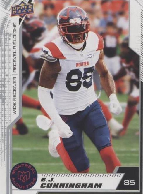 2020 Upper Deck CFL B.J. Cunningham #98