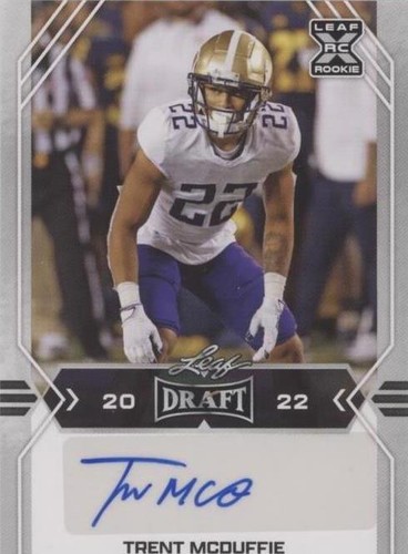 2022 Leaf Draft Trent McDuffie #BA-TM2