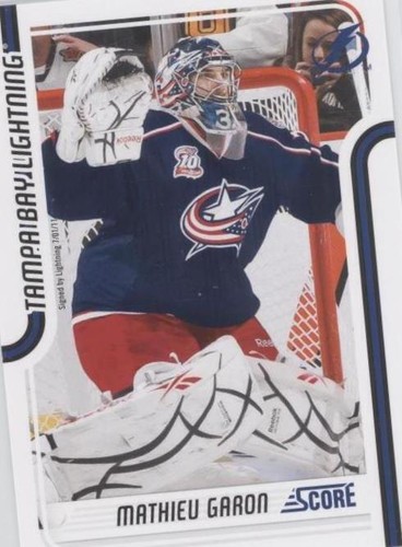 2011-12 Score - Mathieu Garon #426