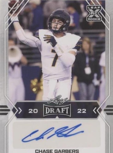 2022 Leaf Draft Chase Garbers #BA-CG1