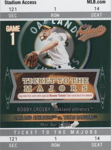 2004 Fleer Authentix - Bobby Crosby #114
