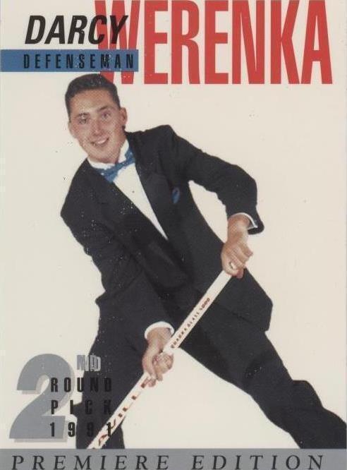 1991 Arena Draft Tuxedo Exclusive Premiere Edition - Darcy Werenka #28