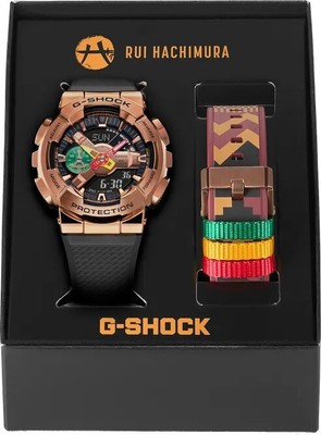 CASIO CASIO G-SHOCK NBA RUI HACHIMURA LIMITED ROSE-TONE STEEL WATCH GM110RH-1A