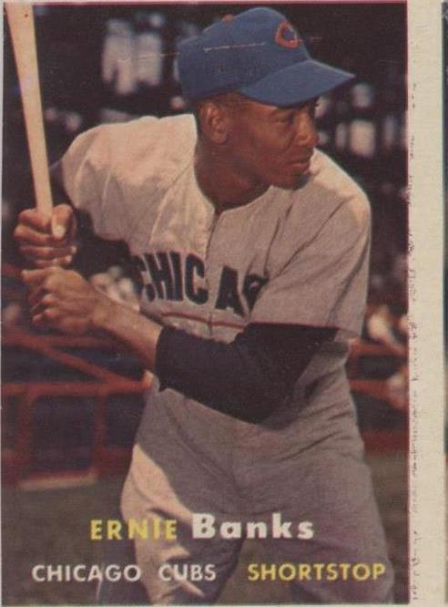 1957 Topps - Ernie Banks #55