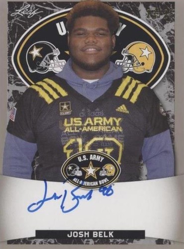 2018 Leaf Metal U.S. Army All-American Bowl Josh Belk #ATA-JB1