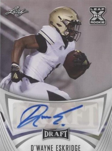 2021 Leaf Draft D'Wayne Eskridge #BA-DWE