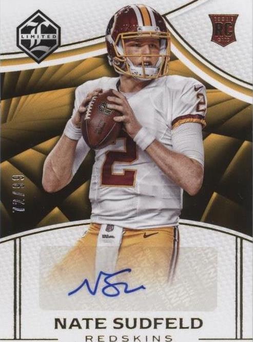 2016 Panini Limited Nate Sudfeld #165