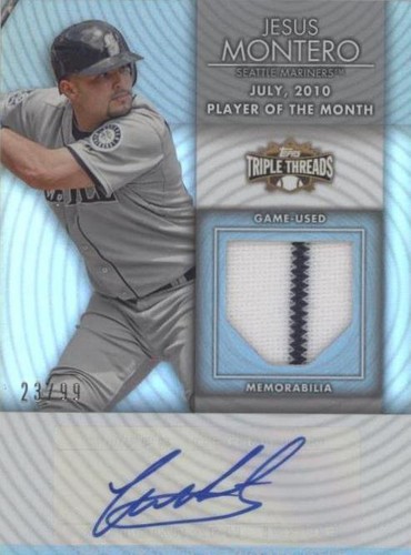 2012 Topps Triple Threads - Jesus Montero #TTUAR-24