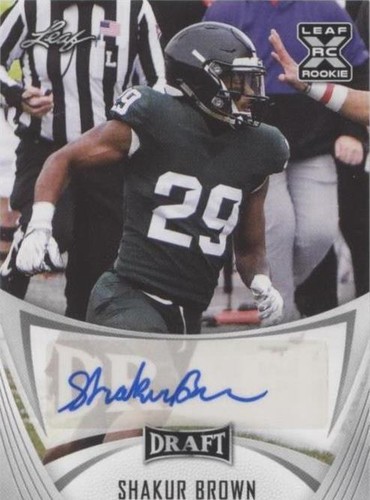 2021 Leaf Draft Shakur Brown #BA-SB2