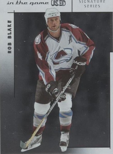 2003-04 In the Game-Used Signature Series - Rob Blake #7