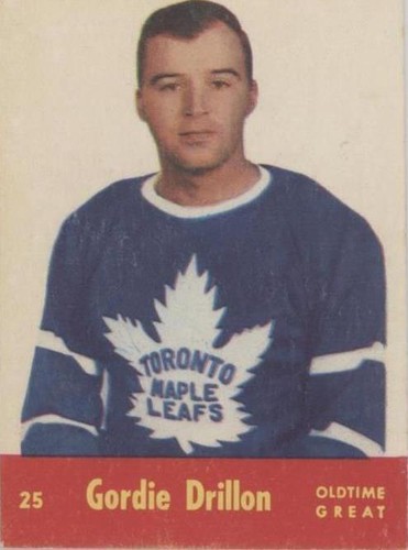 1955-56 Parkhurst - Gordie Drillon #25