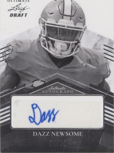 2021 Leaf Ultimate Draft Dazz Newsome #PA-DN1