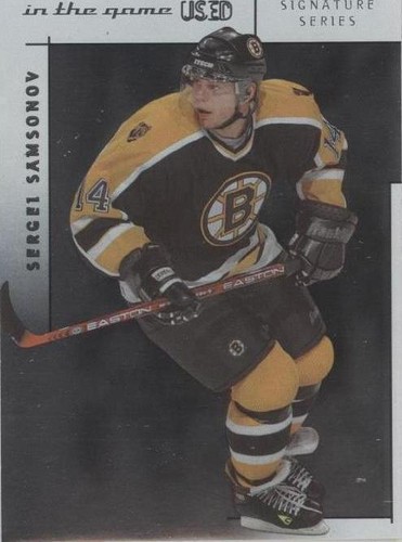 2003-04 In the Game-Used Signature Series - Sergei Samsonov #26