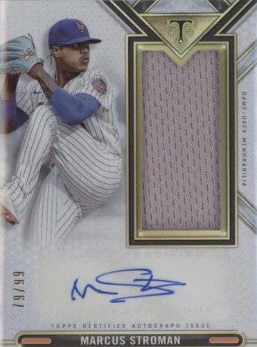 2021 Topps Triple Threads - Marcus Stroman #ASJR-MSN