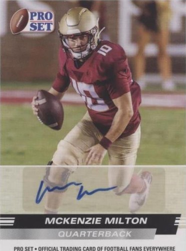 2022 Leaf Pro Set Draft McKenzie Milton #PSA-MM1