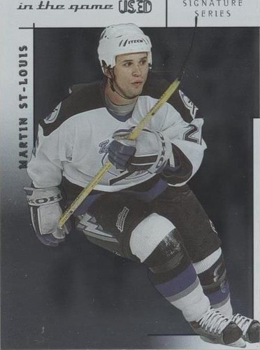 2003-04 In the Game-Used Signature Series - Martin St. Louis #20