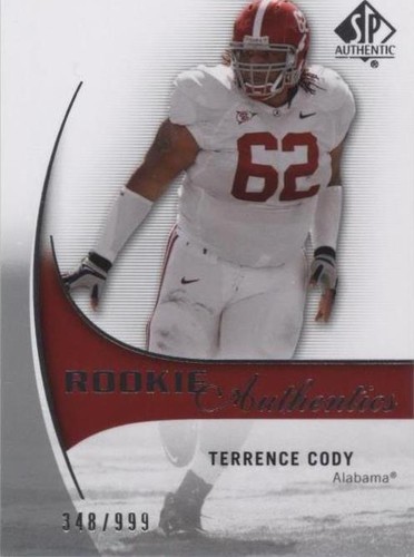 2010 SP Authentic Terrence Cody #197