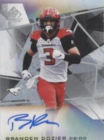 2021 SP Game Used Edition CFL Branden Dozier #A-BD