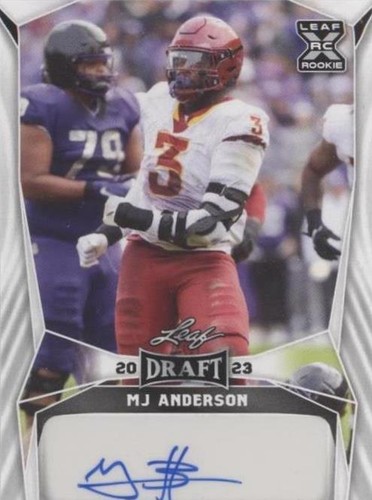 2023 Leaf Draft MJ Anderson #BA-MJA
