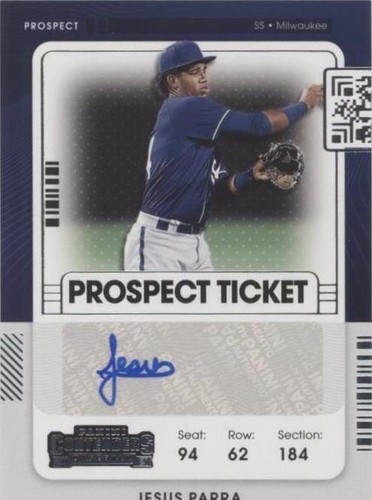 2021 Panini Contenders - Jesus Parra #PT2-JP