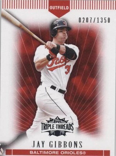 2007 Topps Triple Threads - Jay Gibbons #27