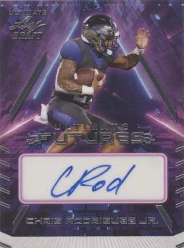 2022 Leaf Ultimate Draft Chris Rodriguez Jr. #UF-CRJ