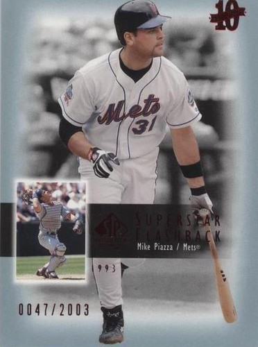 2003 SP Authentic - Mike Piazza #SF34