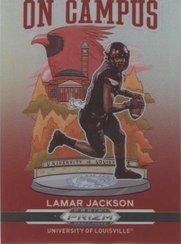2021 Panini Prizm Draft Picks Lamar Jackson #OC-LJ