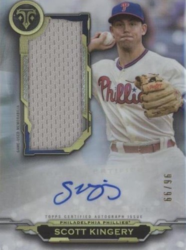 2019 Topps Triple Threads - Scott Kingery #AUJR-SK