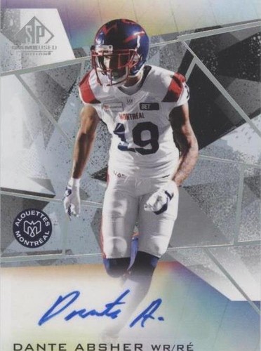 2021 SP Game Used Edition CFL Dante Absher #A-AB