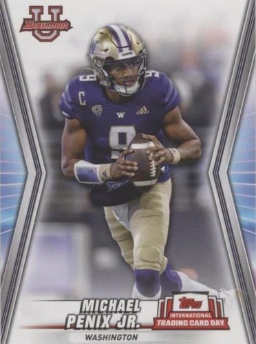 2023 Topps International Trading Card Day Michael Penix Jr. #NTCD-BF28
