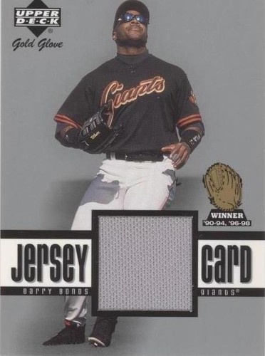 2001 Upper Deck Gold Glove - Barry Bonds #GG-BB