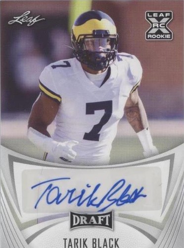2021 Leaf Draft Tarik Black #BA-TB1