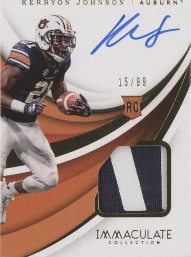 2018 Panini Immaculate Collection Collegiate Kerryon Johnson #130