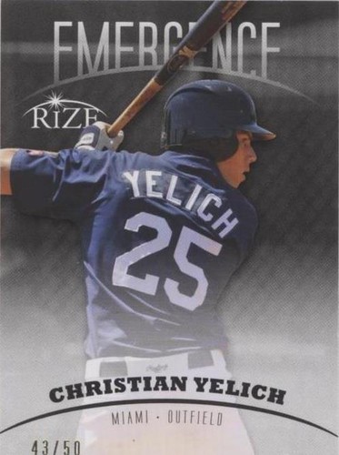 2012 Leaf Rize Draft - Christian Yelich #EM-22