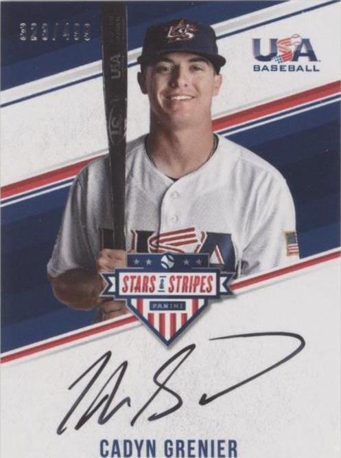 2018 Panini USA Baseball Stars & Stripes - Cadyn Grenier #CG