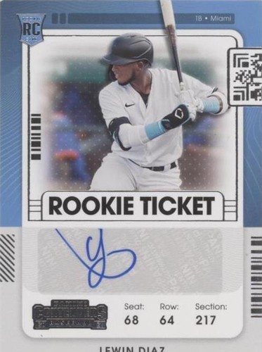 2021 Panini Contenders - Lewin Diaz #171
