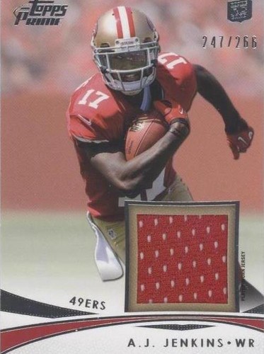 2012 Topps Prime A.J. Jenkins #PR-AJ