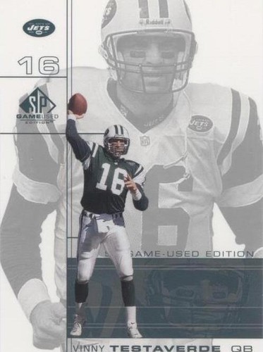 2001 SP Game Used Edition Vinny Testaverde #61