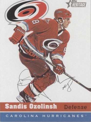 2000-01 Topps Heritage - Sandis Ozolinsh #211