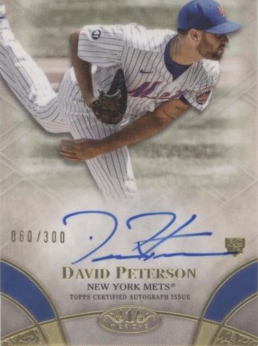 2021 Topps Tier One - David Peterson #BOA-DPE