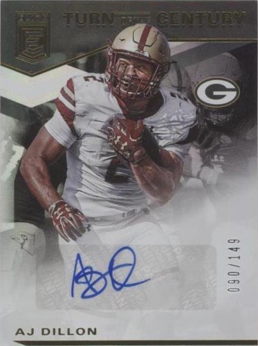 2020 Panini Donruss Elite A. J. Dillon #TC-AJD