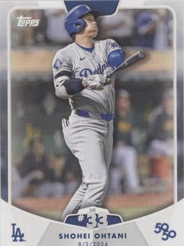 2024 Topps Now SHOHEI OHTANI 437a Game Used Base Relic 61/125 PSA