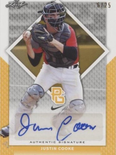 2016 Leaf Perfect Game National Showcase - Justin Cooke #BA-152